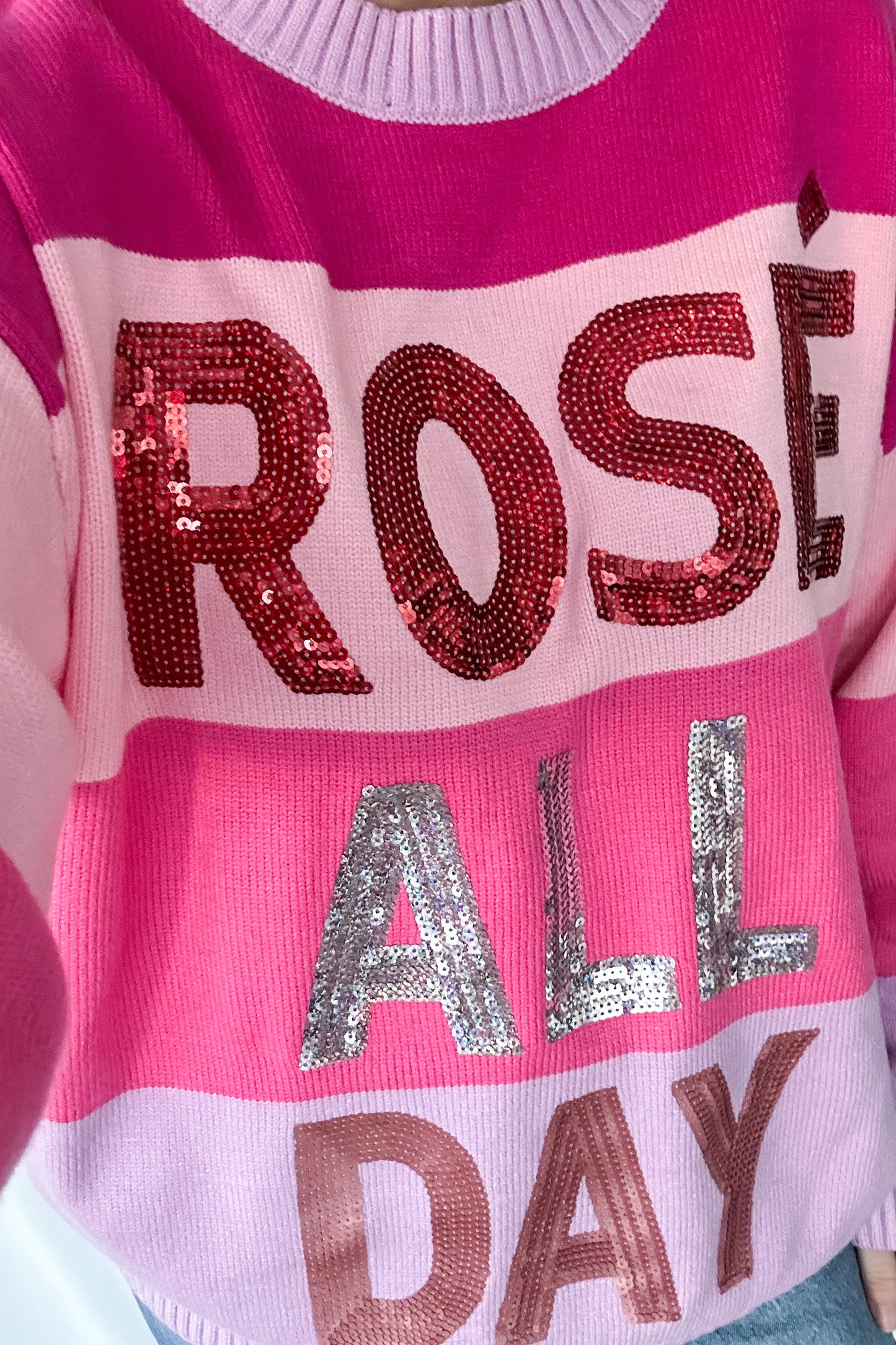 THE ROSE ALL DAY SWEATER